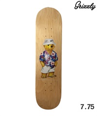 キッズ GRIZZRYのスケートボードとボードバッグセット GRIZZLY グリズリー HAMPTONS BEAR スケートボード デッキ 7.75 8 子供