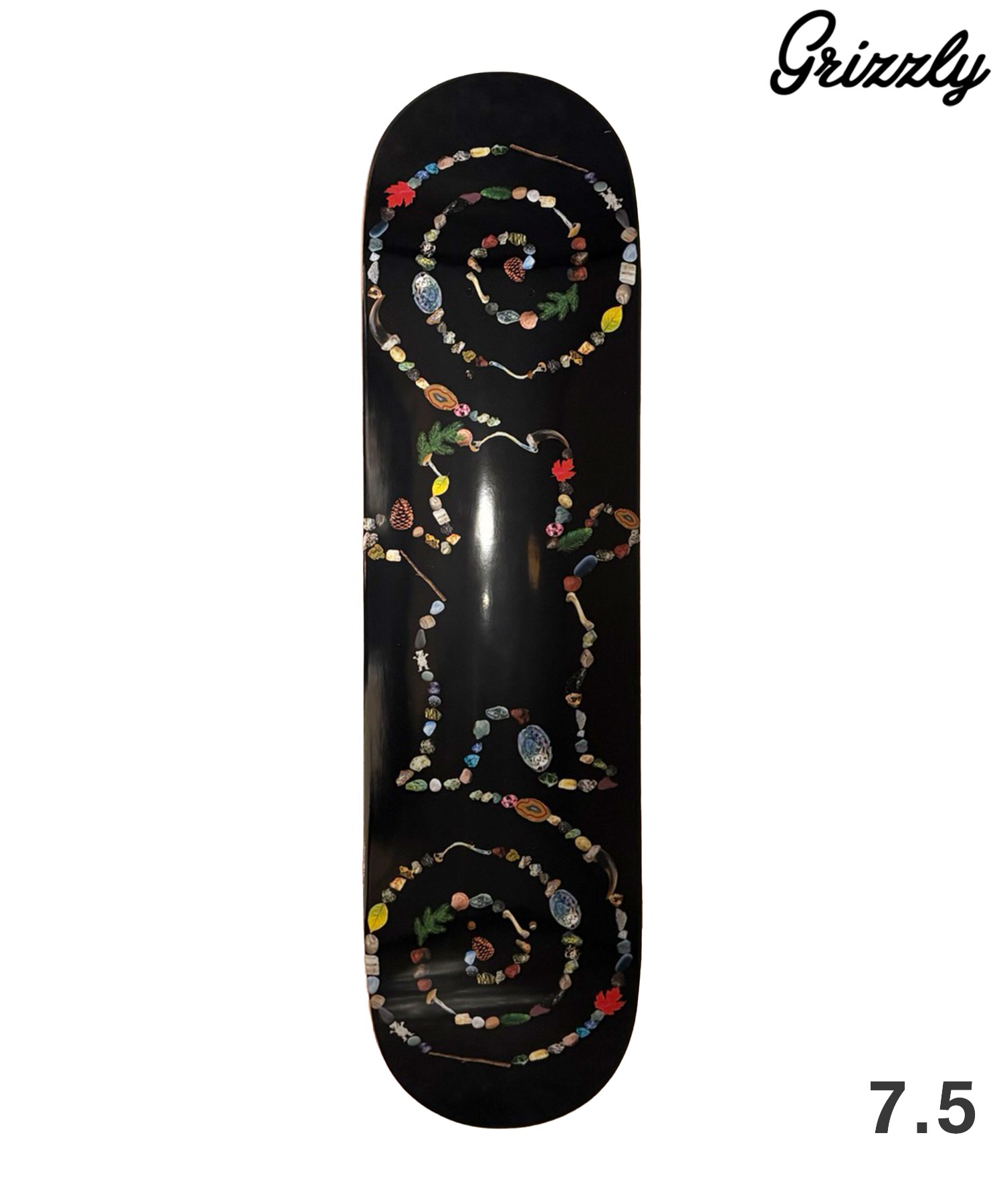 ザ・グリード('98米) 廃盤❗️美品❗️ GRIZZLY グリズリー FORRAGING キッズ スケートボード デッキ 7.5 子供