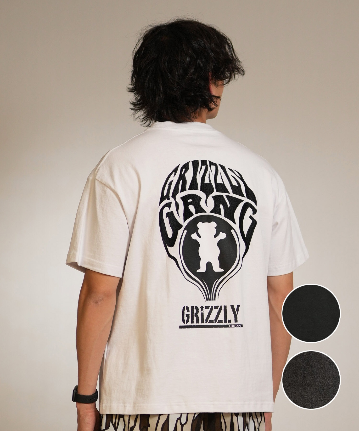 GRIZZLY グリズリー 半袖 Tシャツ メンズ バックプリント GRIZZLY MIND