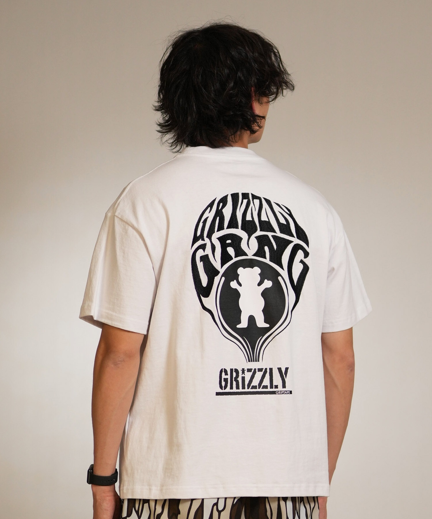 GRIZZLY グリズリー 半袖 Tシャツ メンズ バックプリント GRIZZLY MIND