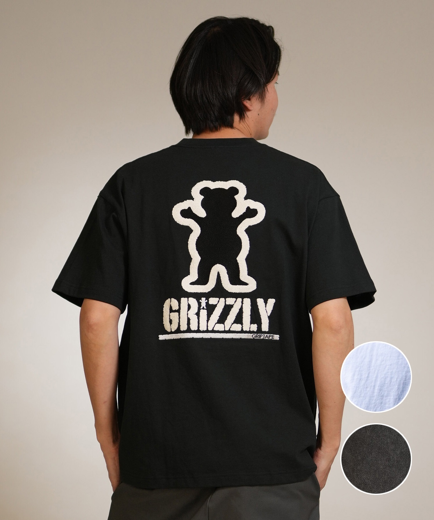 GRIZZLY グリズリー 半袖 Tシャツ メンズ バックプリント