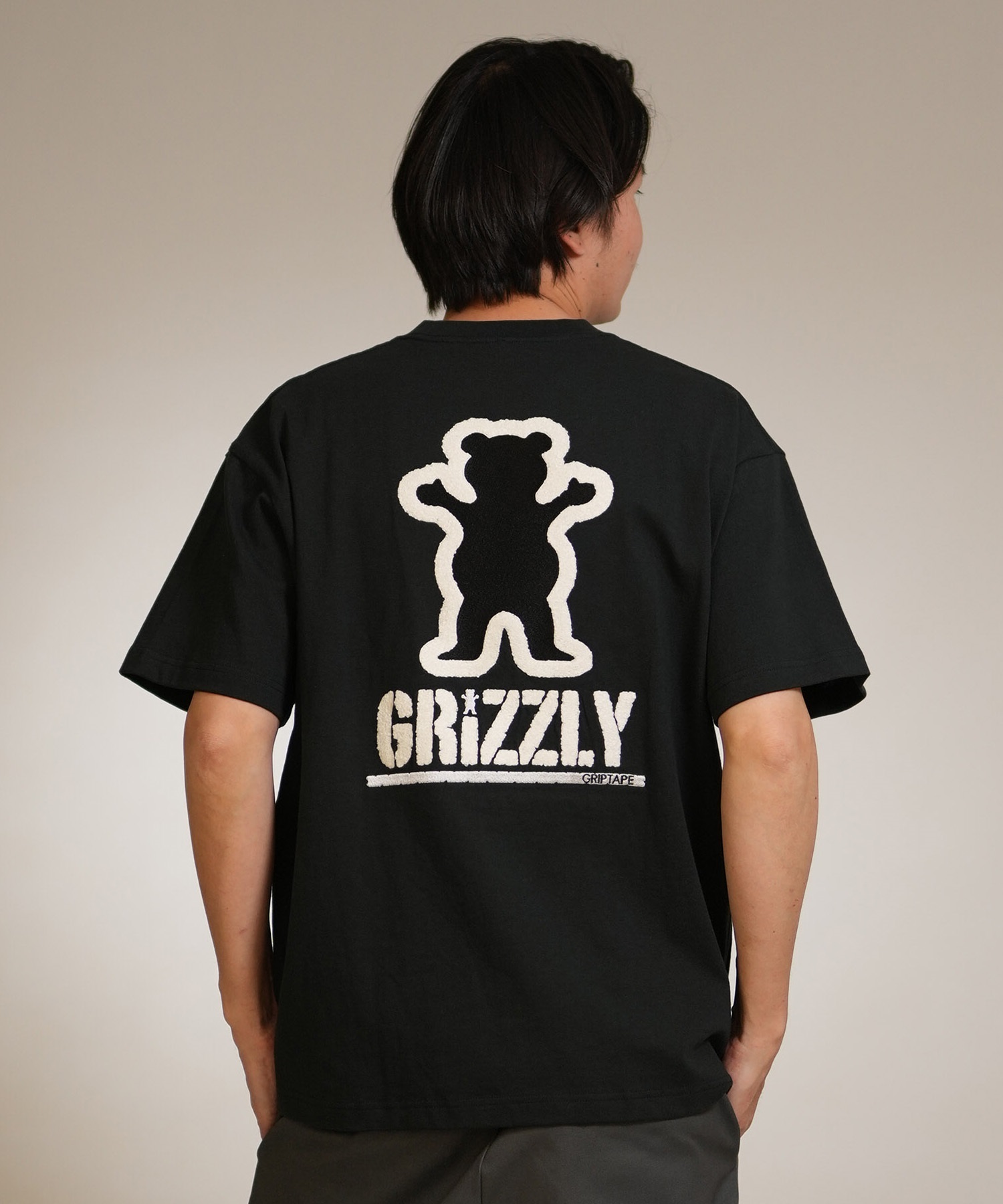 GRIZZLY グリズリー 半袖 Tシャツ メンズ バックプリント
