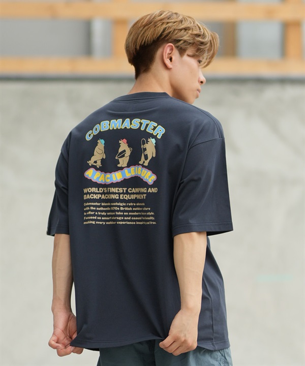 COBMASTER コブマスター 半袖 Tシャツ メンズ 吸水速乾 A PAC IN LEISURE TEE 81907900 ムラサキスポーツ限定