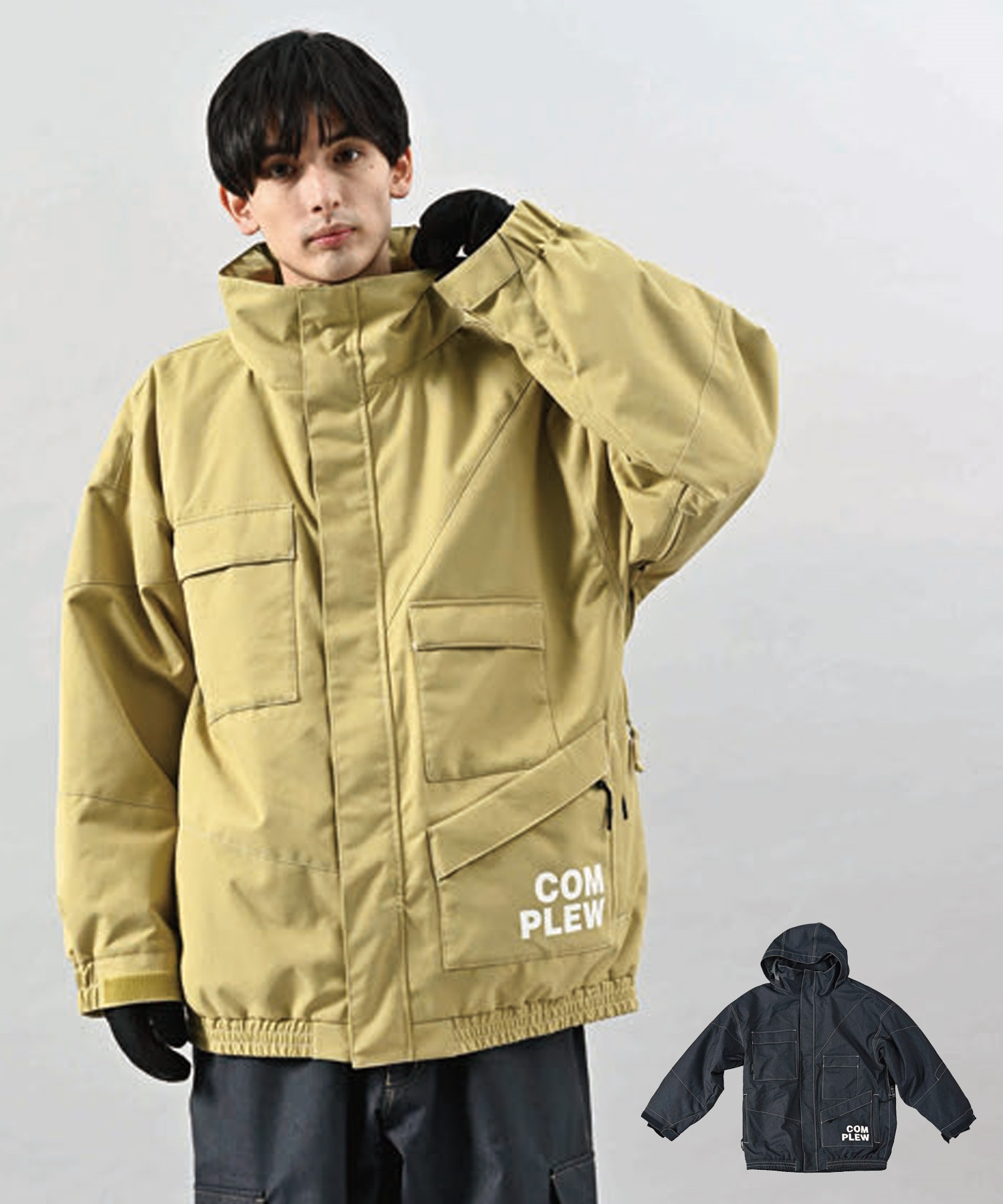 スノーボードウエア　CLWR ☆ 25-26 CLWR SIGNATURE ANORAK JACKET ｶﾗｰ:BLACK カラーウェア