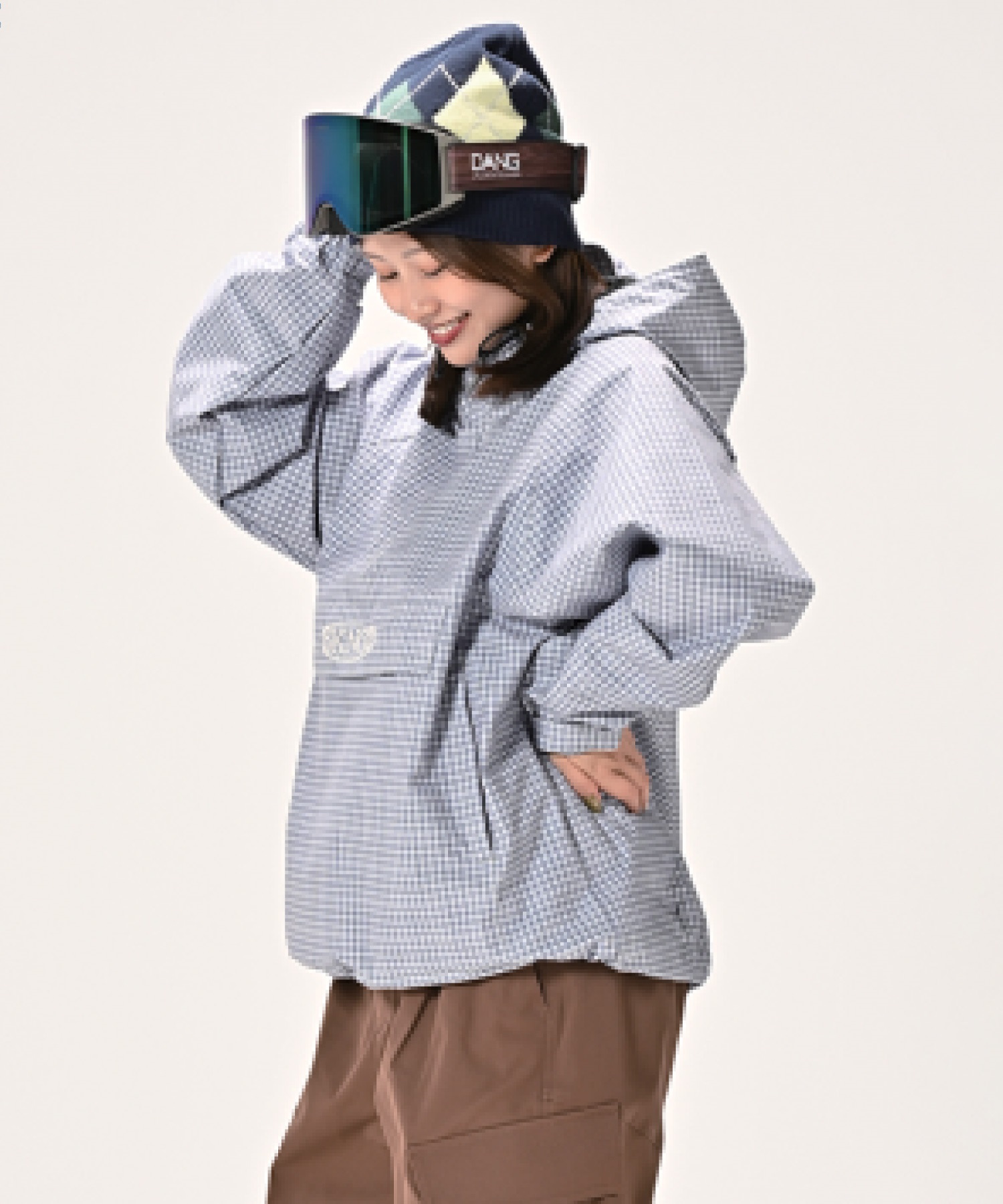 6KNOT シックスノット チェックアノラック CHECK ANORAK スノーボード