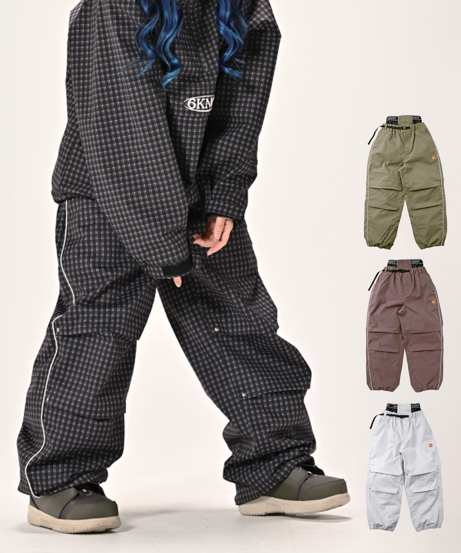 6KNOT シックスノット ワイドパイプパンツ WIDE PIPE PANTS