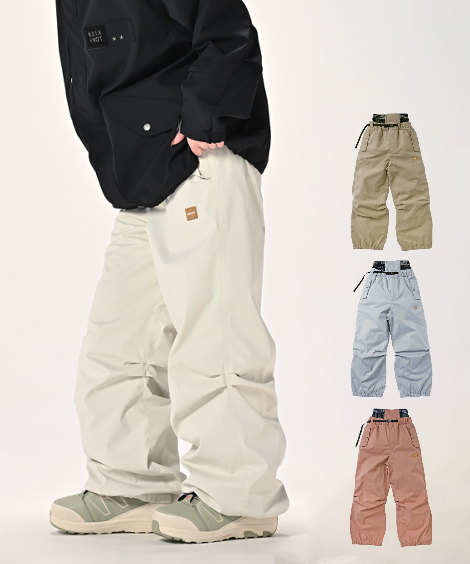6KNOT シックスノット タックバギーパンツ TACK BUGGY PANTS