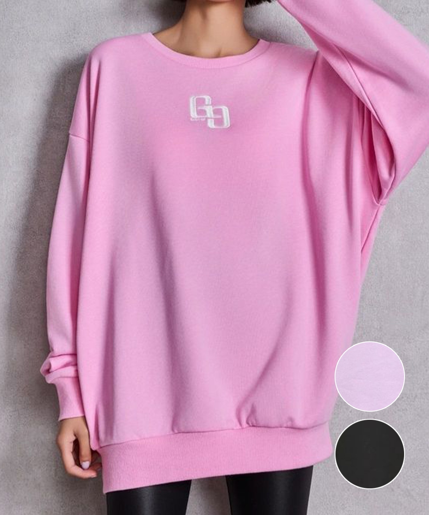 GYDA ジェイダ トレーナー レディース オーバーサイズ GG BACK bijou