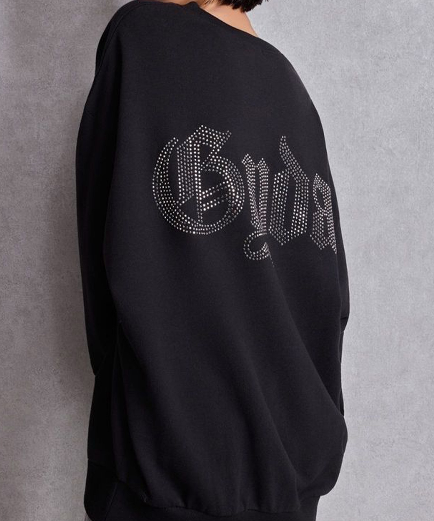 GYDA ジェイダ トレーナー レディース オーバーサイズ GG BACK bijou