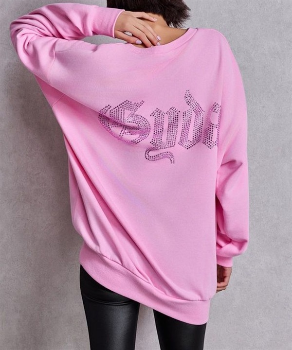 GYDA ジェイダ トレーナー レディース オーバーサイズ GG BACK bijouプルオーバー 72612737901