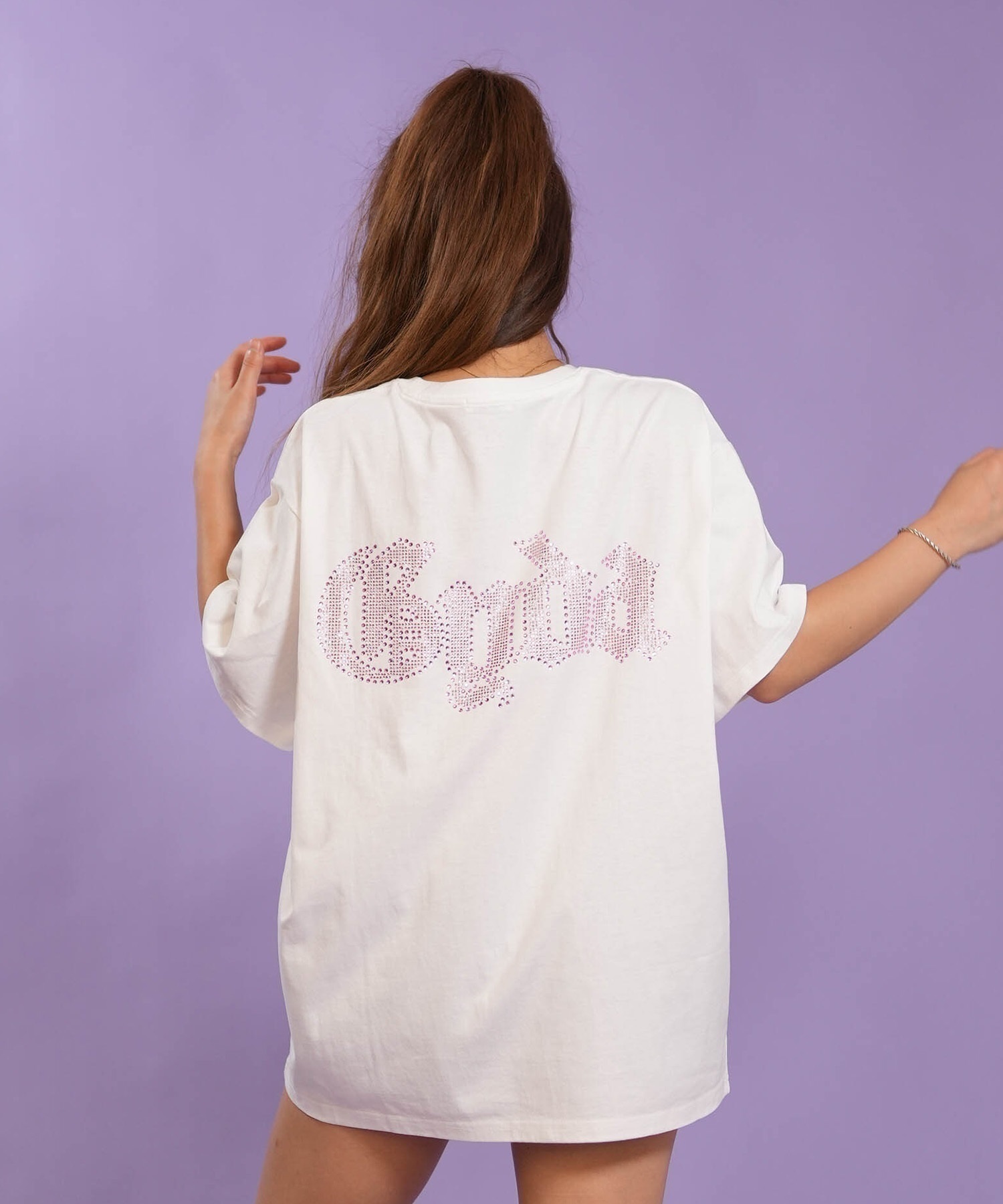 GYDA ジェイダ 半袖 Tシャツ レディース オーバーサイズ GD BACK GYDA