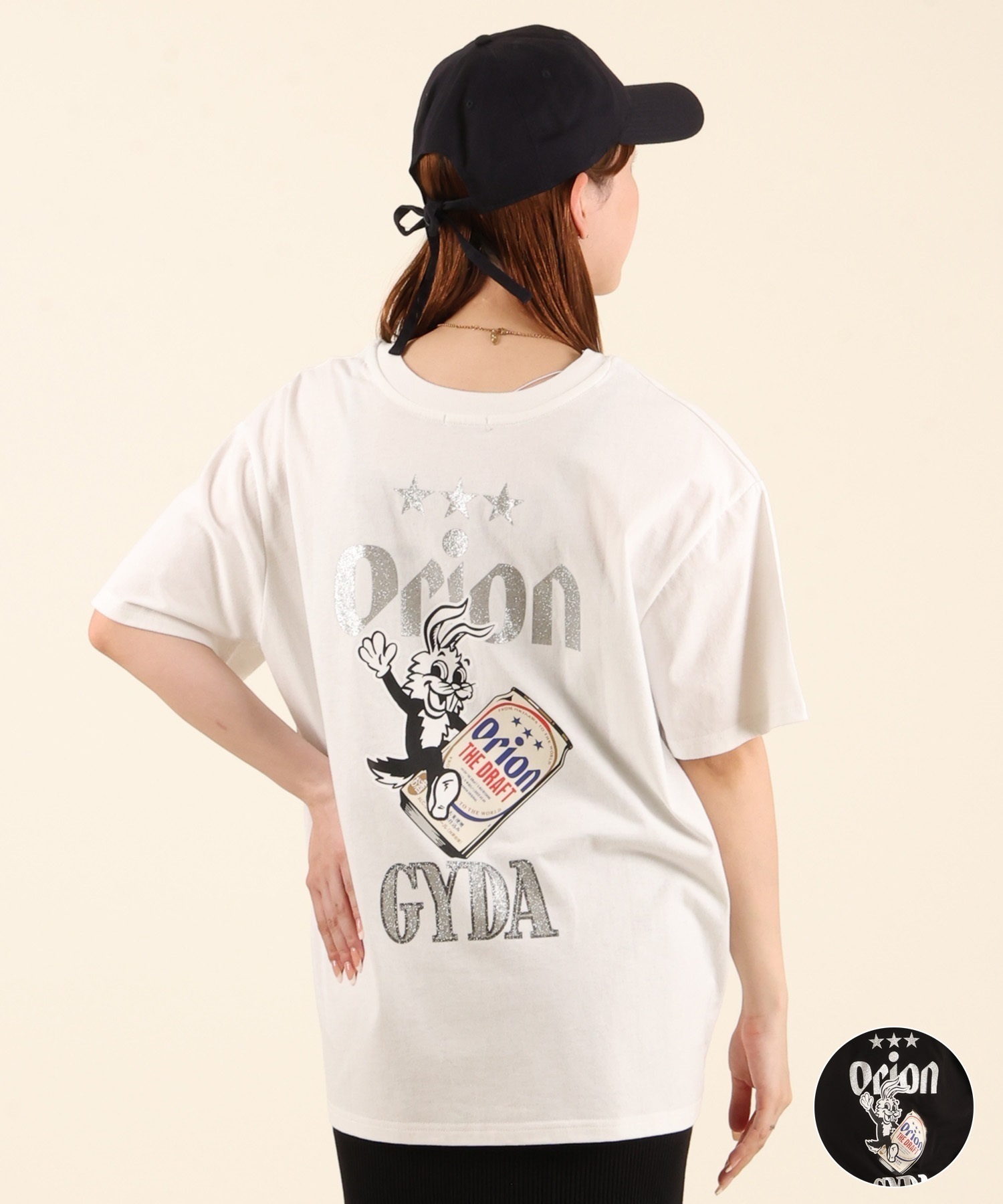 gyda❣️限定Tシャツ&バッグ GYDA ジェイダ × ORION オリオン 半袖 Tシャツ レディース バック