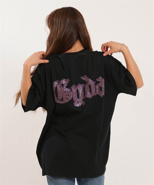 GYDA ジェイダ 半袖 Tシャツ レディース オーバーサイズ GD BACK GYDA BIG TS 072642772301 ムラサキスポーツ限定