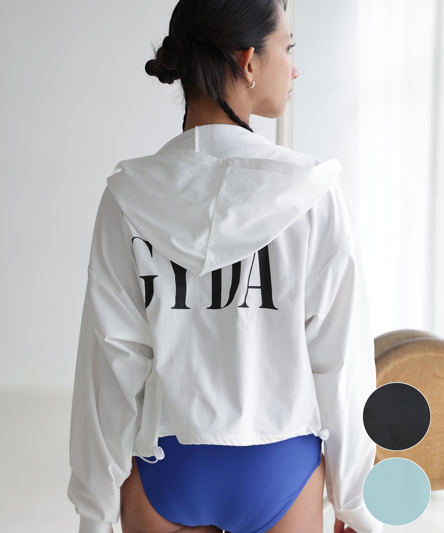 GYDA ジェイダ 水着 ラッシュガード ジップアップ パーカー レディース GYDA ジェイダ 水着 ラッシュガード ジップアップ パーカー レディース