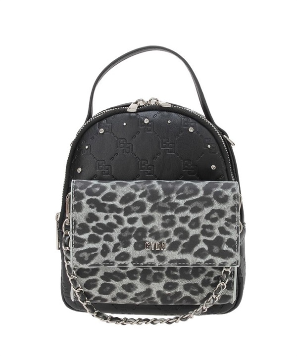 GYDA ジェイダ バックパック リュック ロゴ leopard bijou 5WAYミニリュック 072641934701
