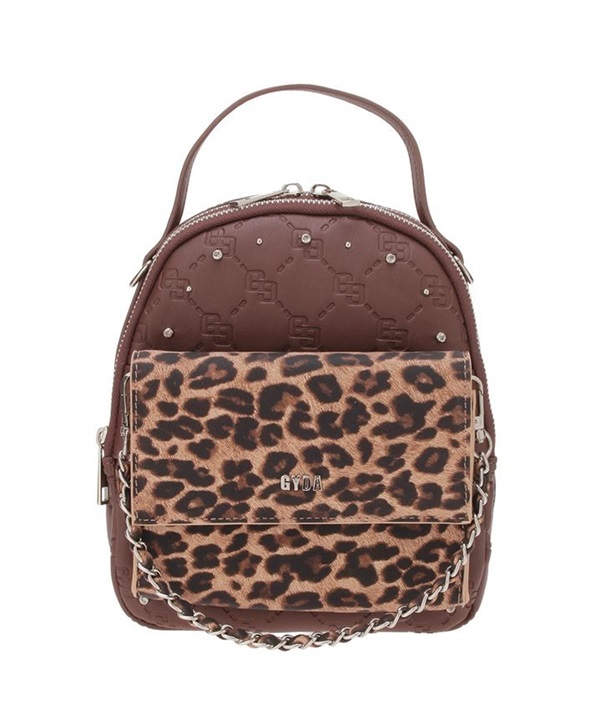 GYDA ジェイダ バックパック リュック ロゴ leopard bijou 5WAYミニリュック 072641934701