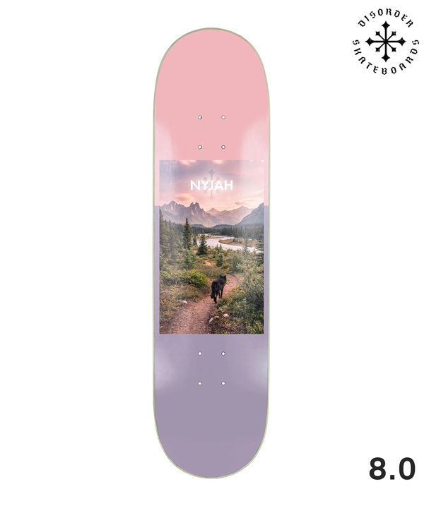 DISORDER ディスオーダー スケートボード デッキ 8inch NYJAH HUSTON LONE WOLF 初心者 スケボー