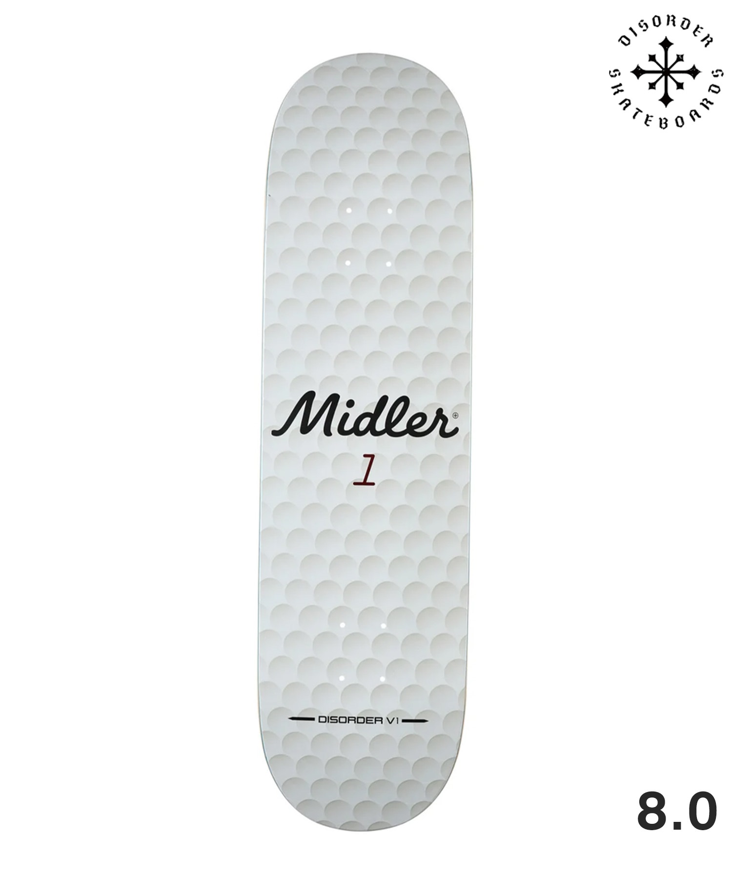 DISORDER ディスオーダー スケートボード デッキ 8inch ALEX MIDLER V1 DISORDER ディスオーダー スケートボード デッキ 8inch ALEX MIDLER V1