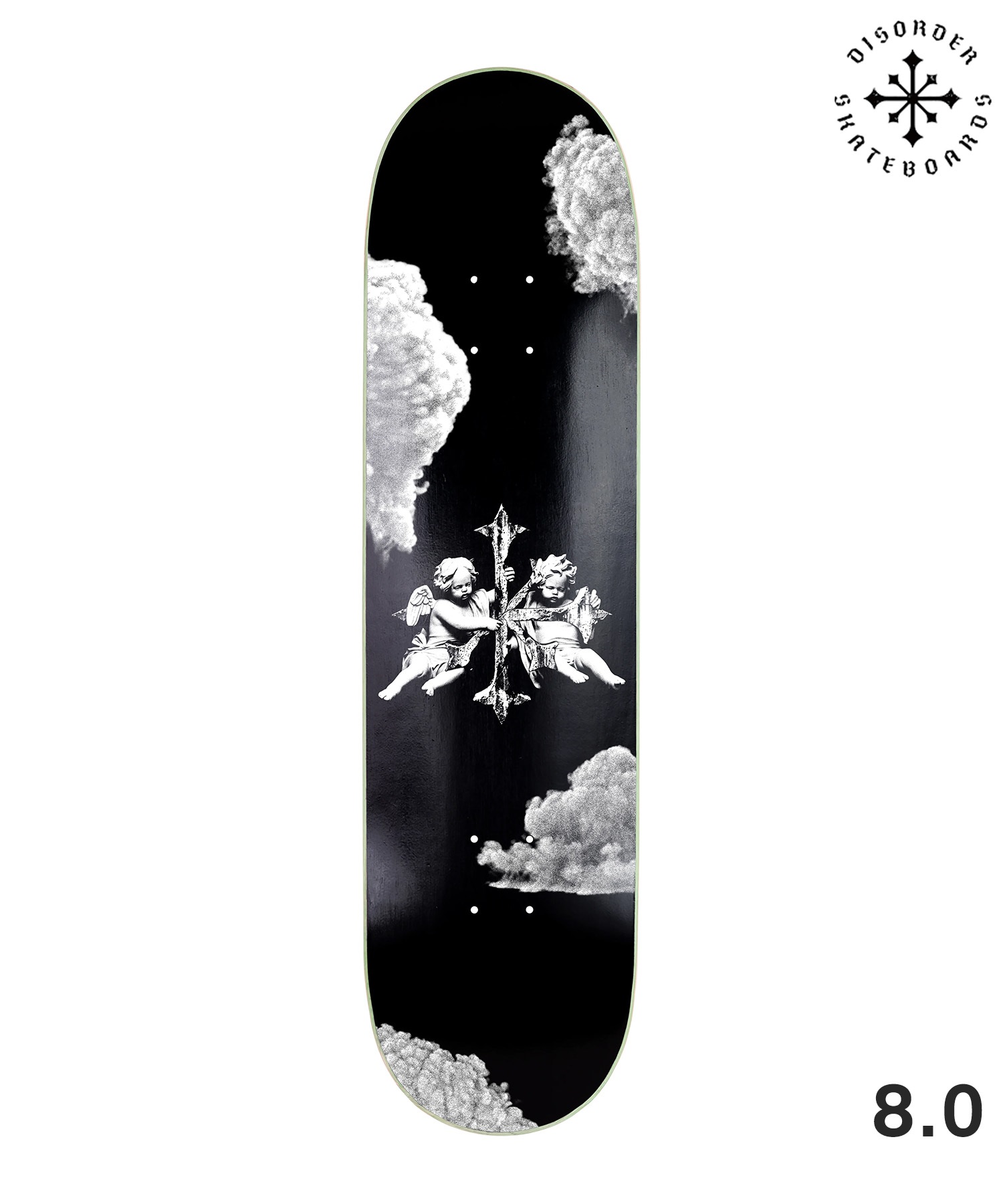 DISORDER(Nyjahブランド)スケートボード 8.0インチ 値下げ可 DISORDER DECK ディスオーダー デッキ NYJAH HUSTON SKELETAL JAH 8.12