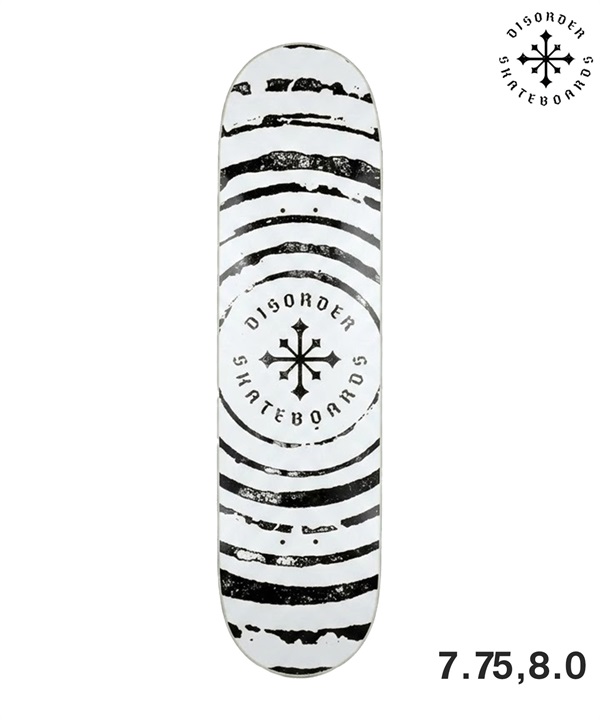 DISORDER ディスオーダー スケートボード デッキ 7.75inch 8inch TEAM SPUN 初心者 スケボー