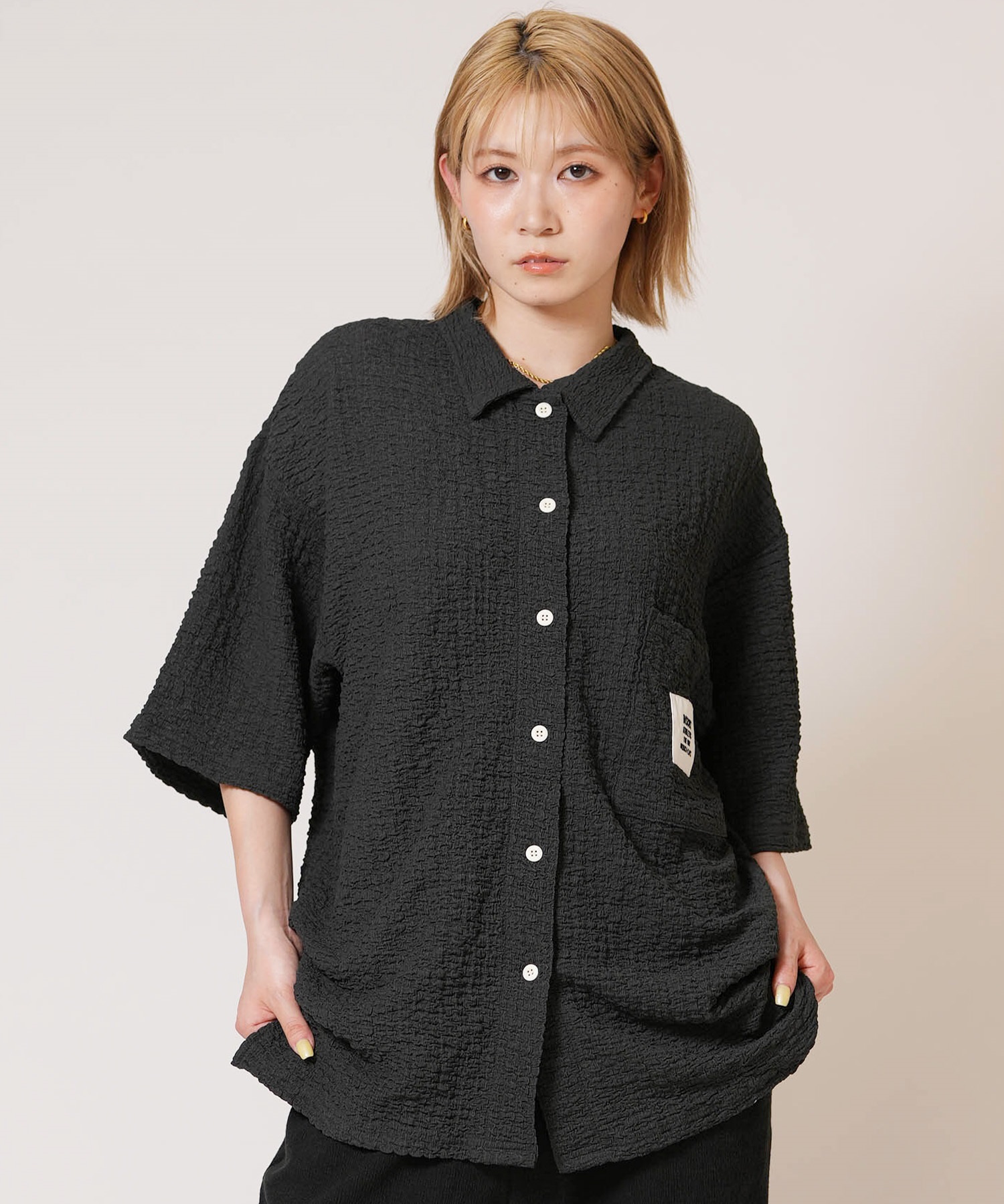 DISCUS ATHLETIC ディスカス アスレチック 半袖 シャツ レディース フクレジャガードシャツ 6287-9120(48BK-M)