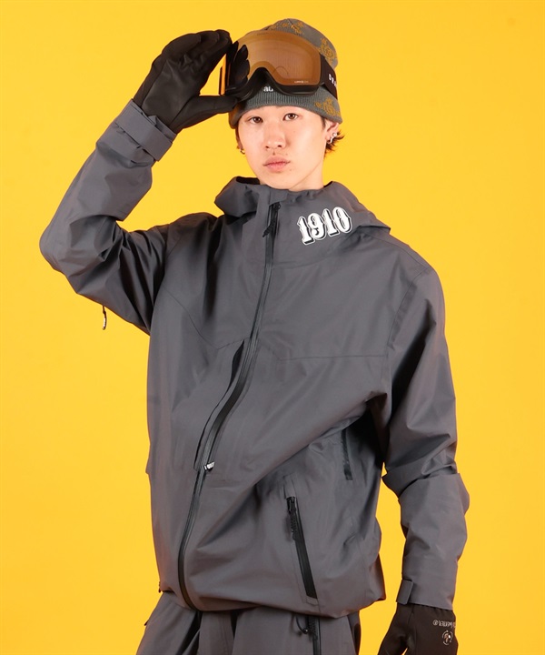 1910 ナインティーンテン オーバーン3Lスノージャケット AUBURN 3L SNOW JACKET スノーボード ウェア ジャケット 3レイヤー メンズ 26-27 早期購入 店頭受取対象外