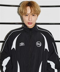 【予約商品 5月上旬より順次発送】UMBRO アンブロ × ALAN SHIRAHAMA トラックジャケット UM26SSAL-BZ01(BLACK-M)