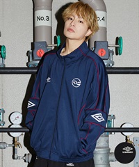 【予約商品 5月上旬より順次発送】UMBRO アンブロ × ALAN SHIRAHAMA カット トラックジャケット UM26SSAL-TP01(BLACK-M)