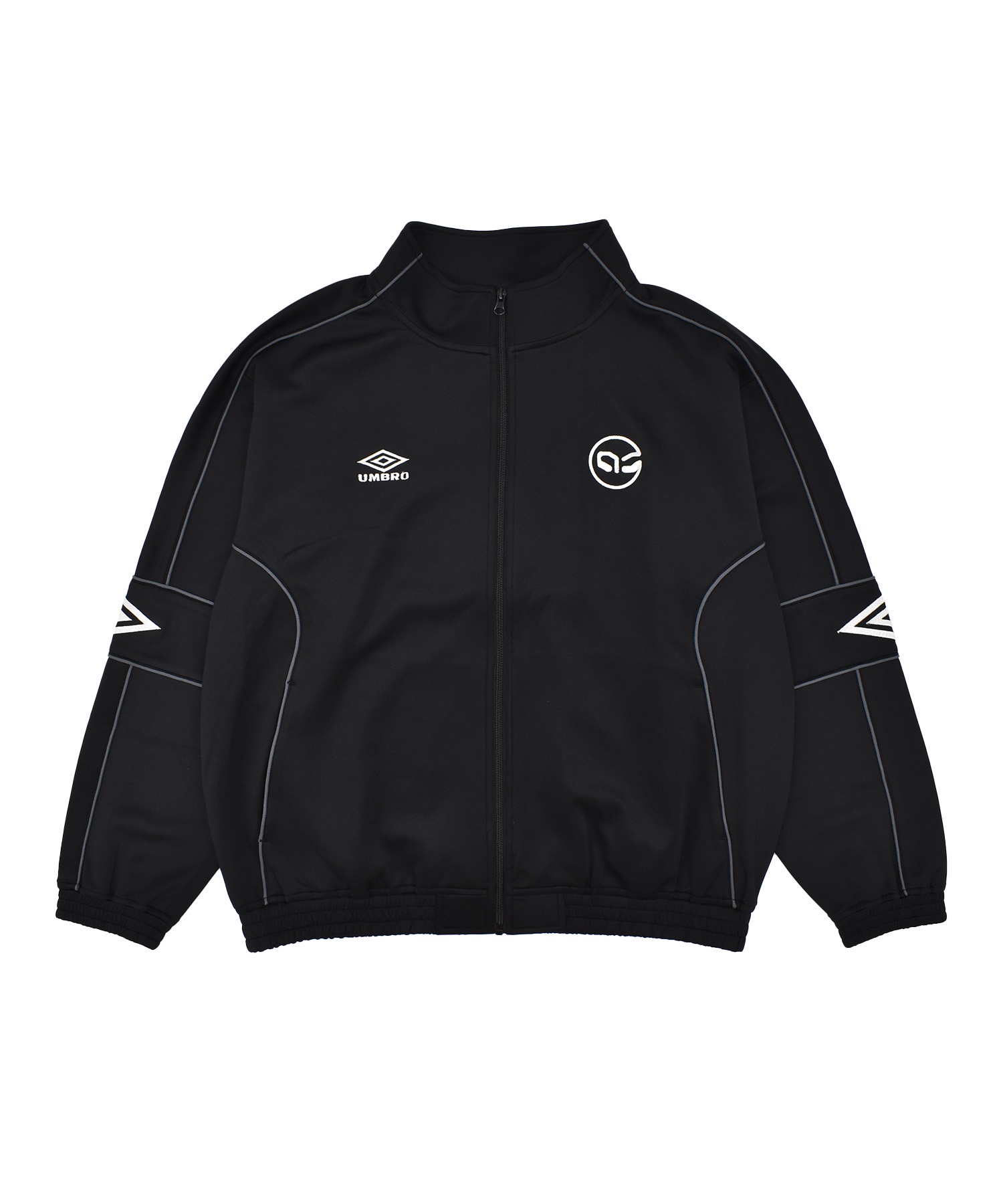 【予約商品 5月上旬より順次発送】UMBRO アンブロ × ALAN SHIRAHAMA カット トラックジャケット UM26SSAL-TP01(BLACK-M)