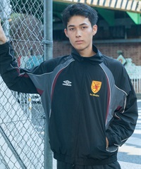 【予約販売】UMBRO アンブロ × TOY MACHINE トイマシーン コラボ トラックジャケット メンズ セットアップ対応 MD3726FWMSJK02 ムラサキスポーツ限定(BLACK-S)