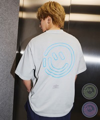 【予約商品 5月上旬より順次発送】UMBRO アンブロ × ALAN SHIRAHAMA 半袖 Tシャツ UM26SSAL-CS01(C.GRAY-M)