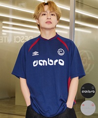 【予約商品 5月上旬より順次発送】UMBRO アンブロ × ALAN SHIRAHAMA ゲームシャツ 半袖 Tシャツ UM26SSAL-GS01(BLACK-M)