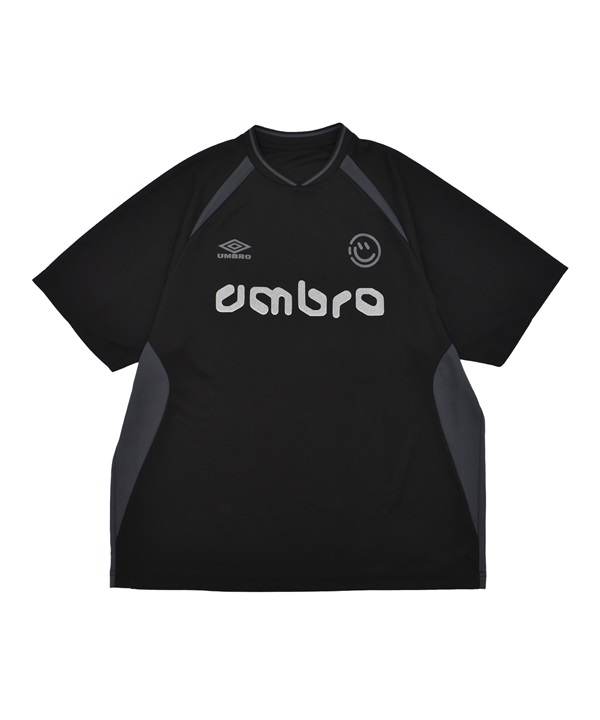 【予約商品 5月上旬より順次発送】UMBRO アンブロ × ALAN SHIRAHAMA ゲームシャツ 半袖 Tシャツ UM26SSAL-GS01(BLACK-M)
