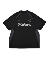 【予約商品 5月上旬より順次発送】UMBRO アンブロ × ALAN SHIRAHAMA ゲームシャツ 半袖 Tシャツ UM26SSAL-GS01(BLACK-M)