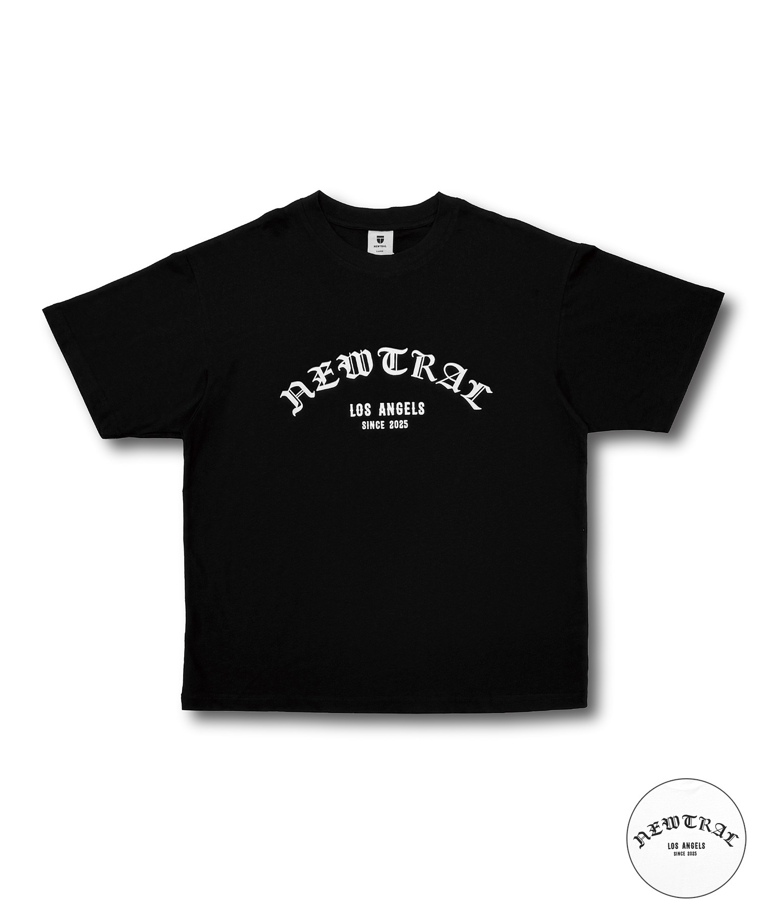 NEWTRAL ニュートラル 半袖 Tシャツ メンズ ロゴ オールド