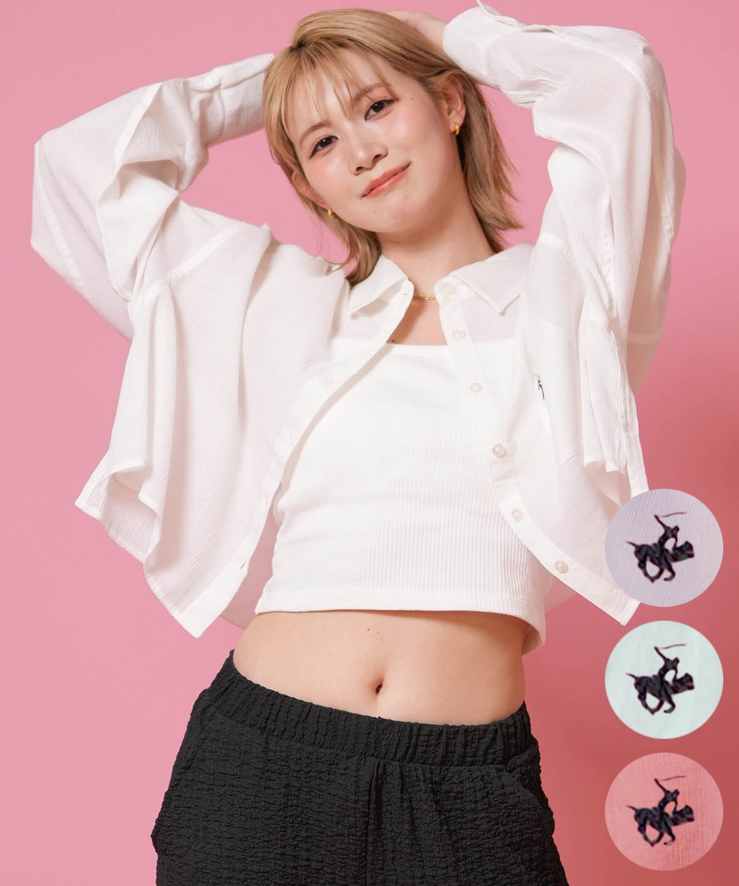 BEVERY HILLS P.C ビバリーヒルズポロクラブ 長袖 シャツ レディース