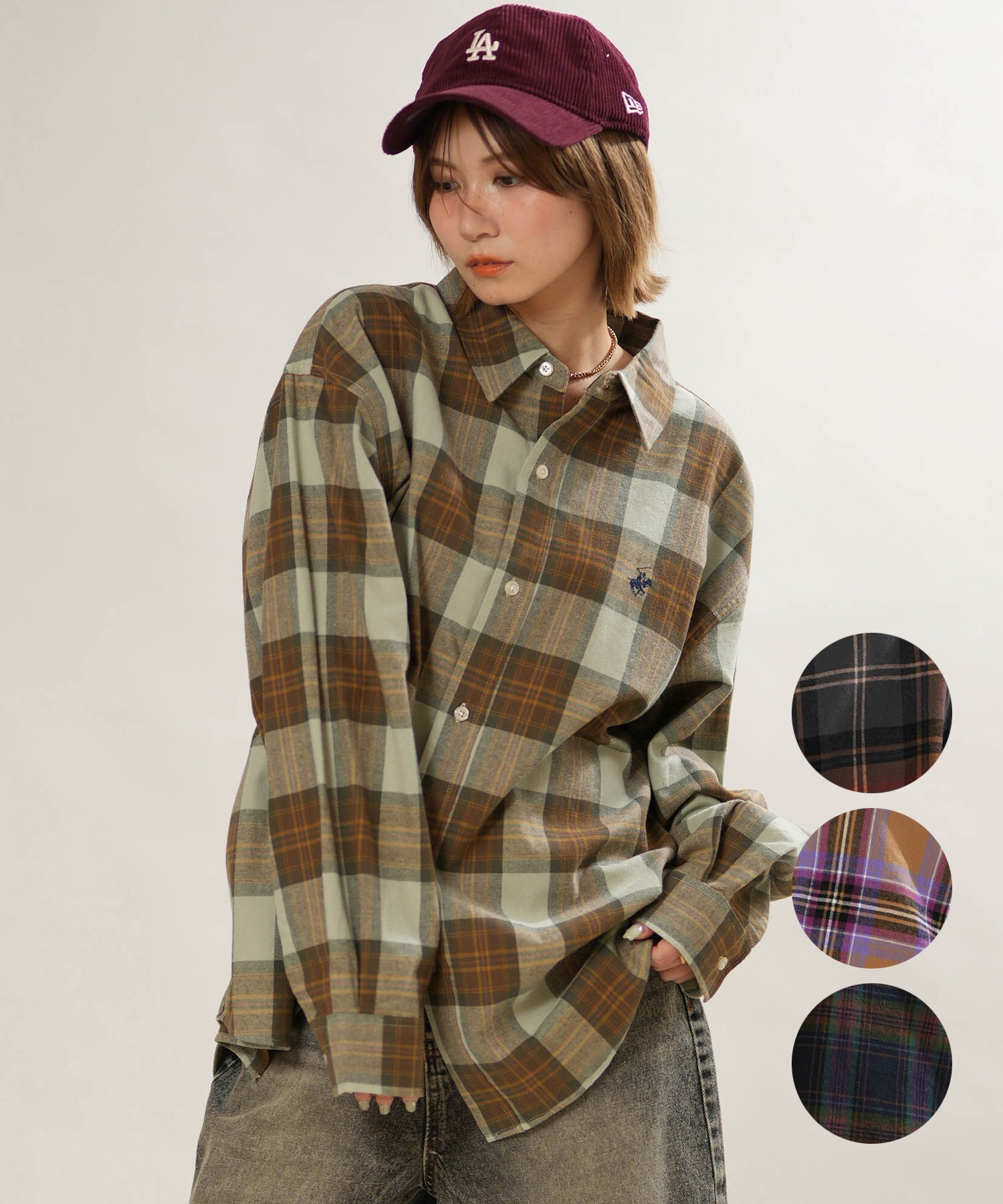 BEVERY HILLS P.C ビバリーヒルズポロクラブ 長袖 シャツ レディース