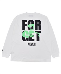 FORGET NEVER フォーゲットネバー 長袖 Tシャツ ロンT メンズ バックプリント 264OO1LT370FN(WHT-M)