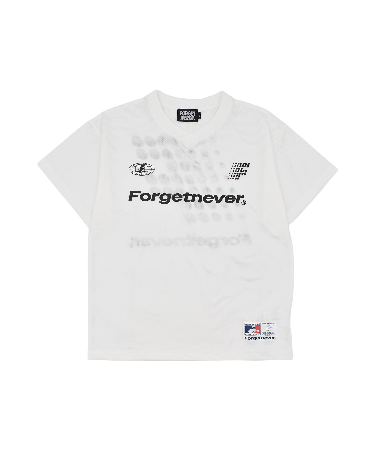 FORGET NEVER フォーゲットネバー 半袖 Tシャツ ゲームシャツ キッズ 子供 264OO3ST029FN(WHT-140cm)