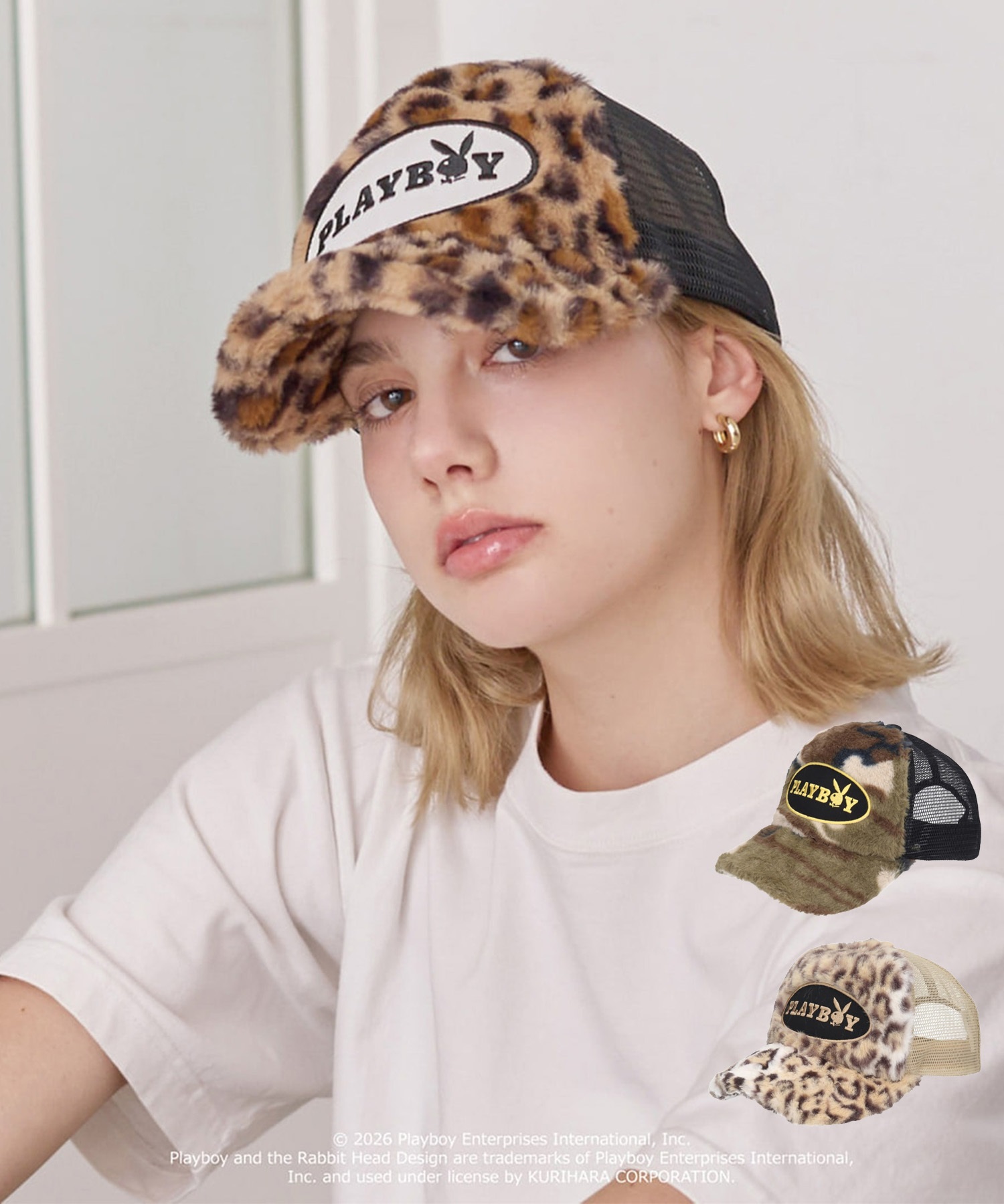 Supreme Playboy メッシュキャップ カモフラ PLAYBOY プレイボーイ キャップ メッシュ ファー トラッカー