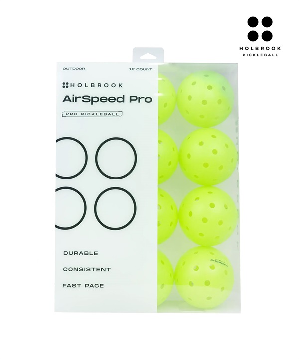 HOLBROOK ホルブルック BALL AIRSPEED 12 PACK ピックルボール パドル ボール 日本正規品