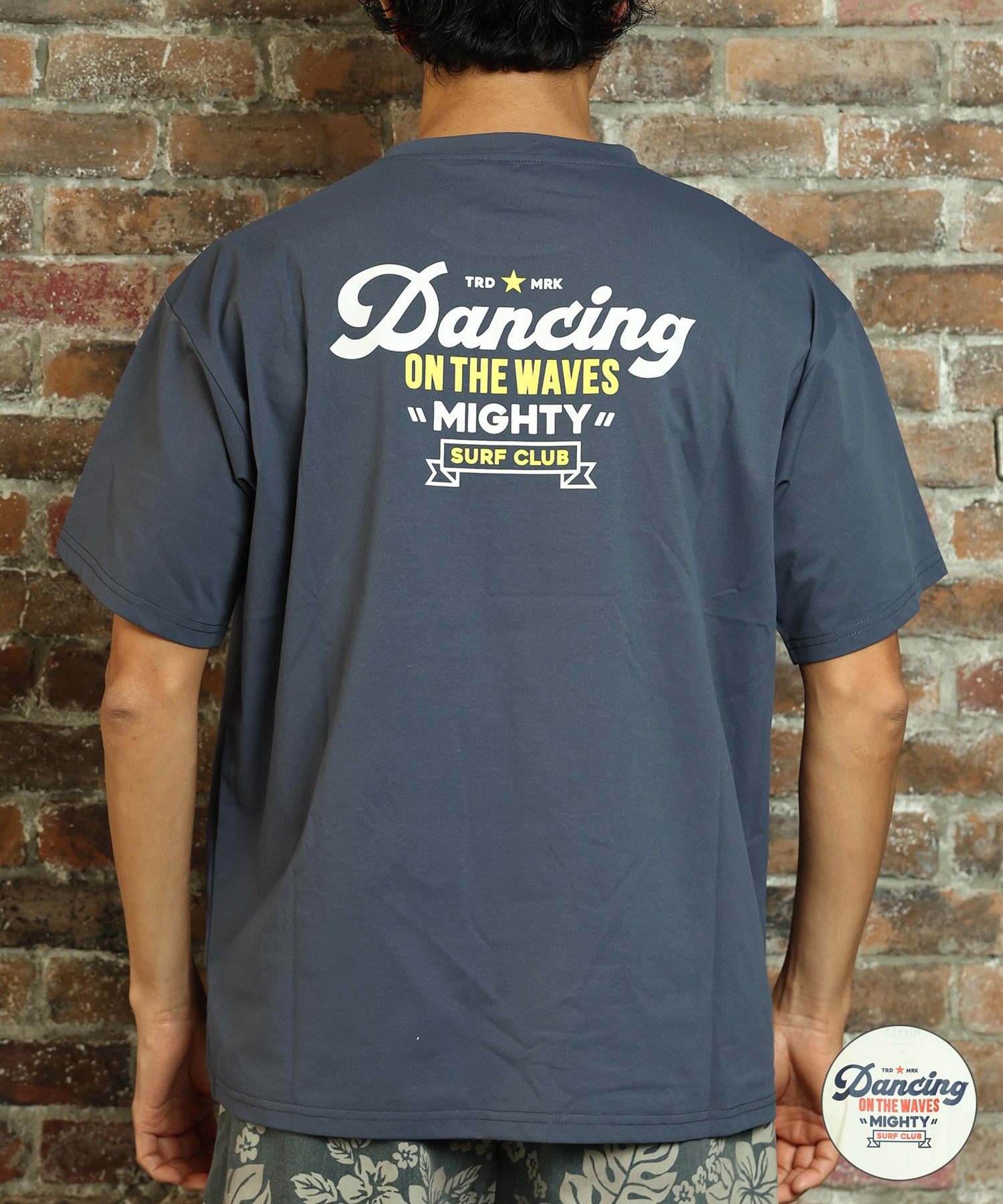 Mighty Surf Club マイティーサーフクラブ 半袖 Tシャツ メンズ バック