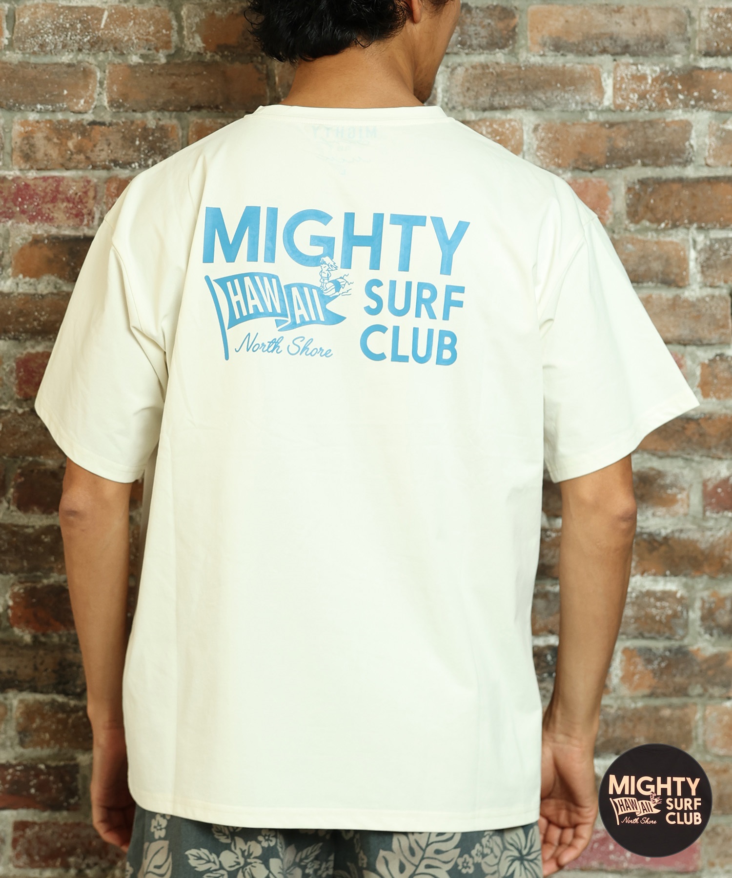 Mojo Club Tシャツ/超・希少品 Mighty Surf Club マイティーサーフクラブ 半袖 Tシャツ メンズ バック
