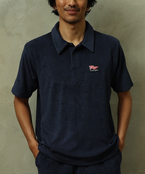 Mighty Surf Club マイティーサーフクラブ 半袖 ポロシャツ メンズ パイル生地 セットアップ対応 MT26SS01 ムラサキスポーツ限定