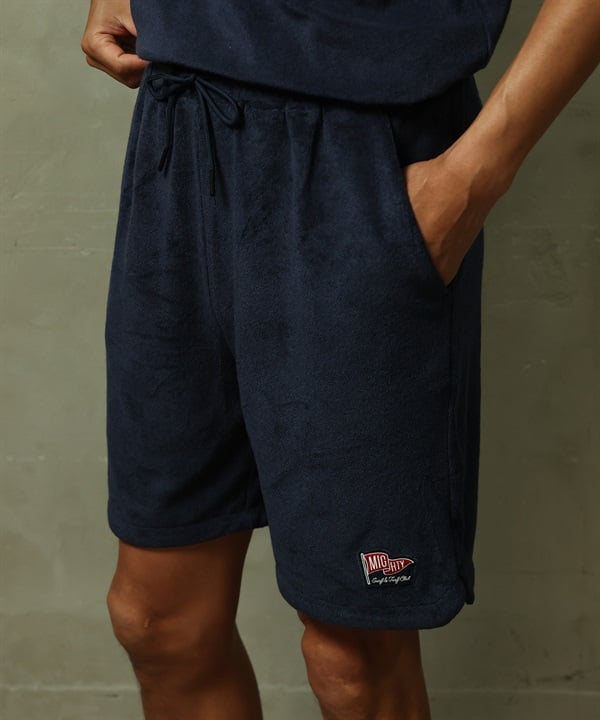 Mighty Surf Club マイティーサーフクラブ ハーフパンツ ショートパンツ メンズ パイルショーツ セットアップ対応 MT26SP01 ムラサキスポーツ限定