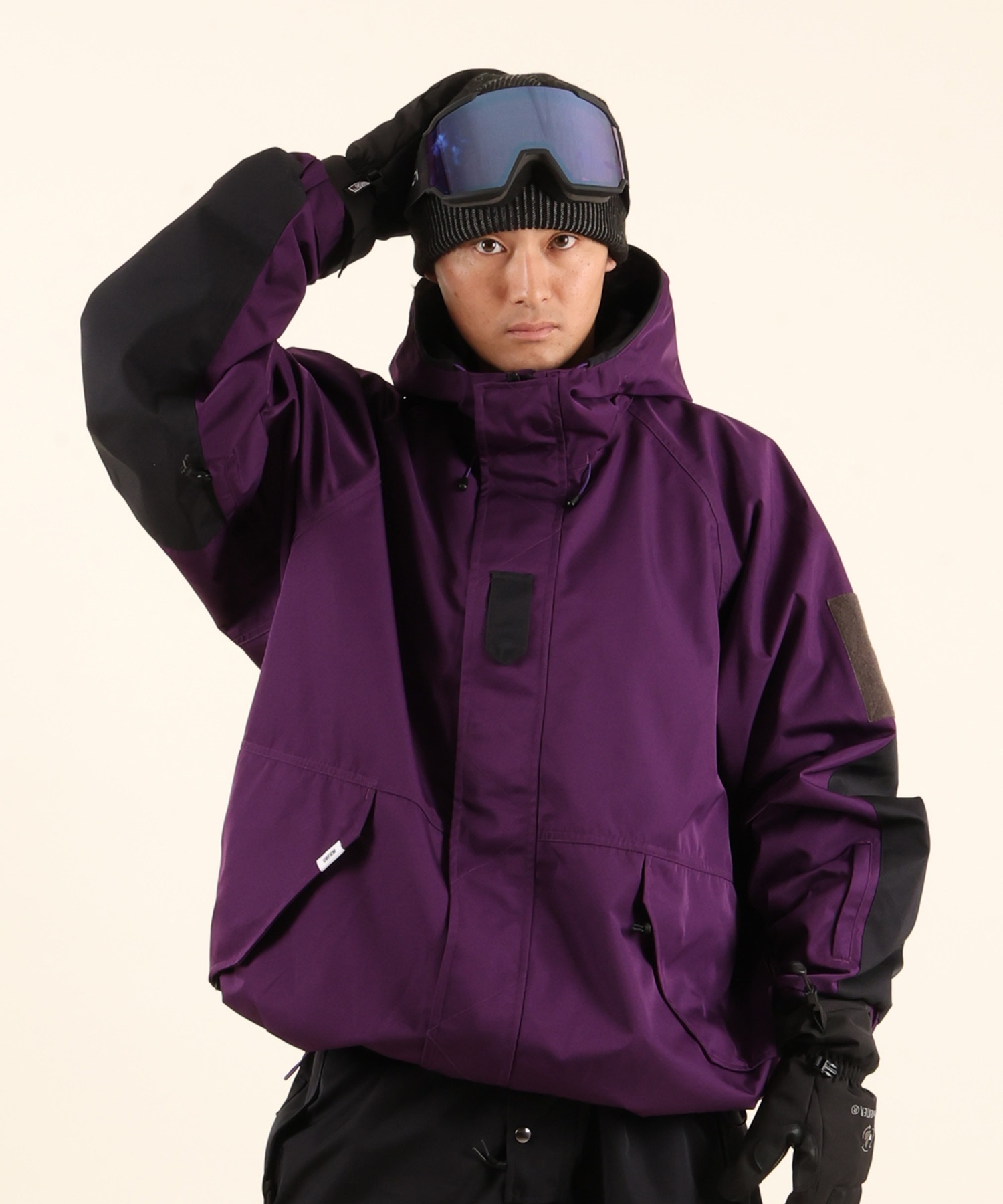 スノーボードウェア 紫 （MIKADO） UNFRM ユニフォーム ジャケット 2WAY COLD WEATHER JACKET