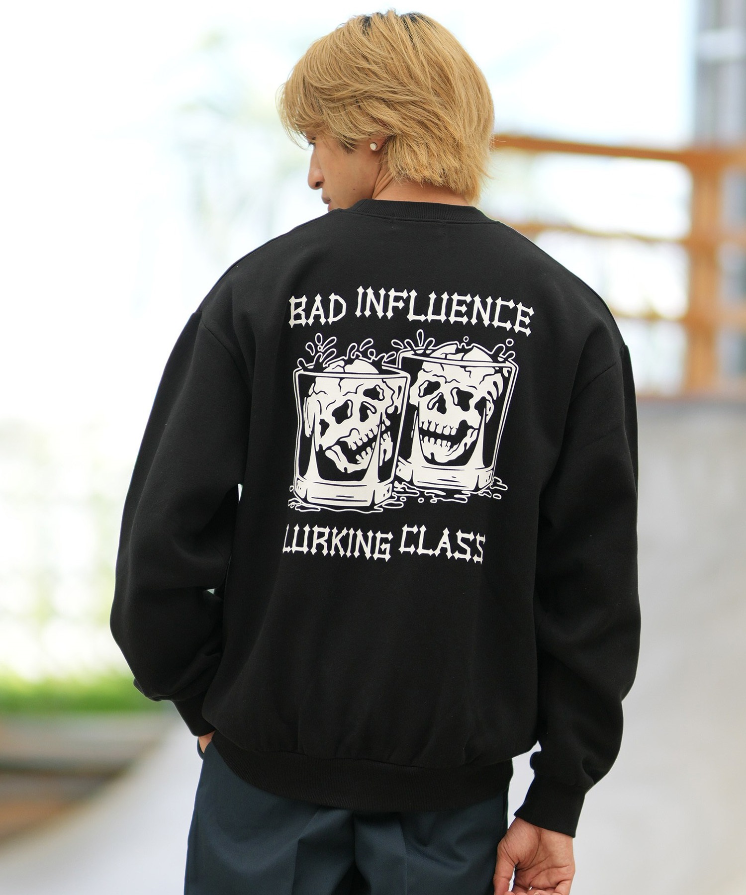 LURKING CLASS ラーキングクラス トレーナー スウェット メンズ バック