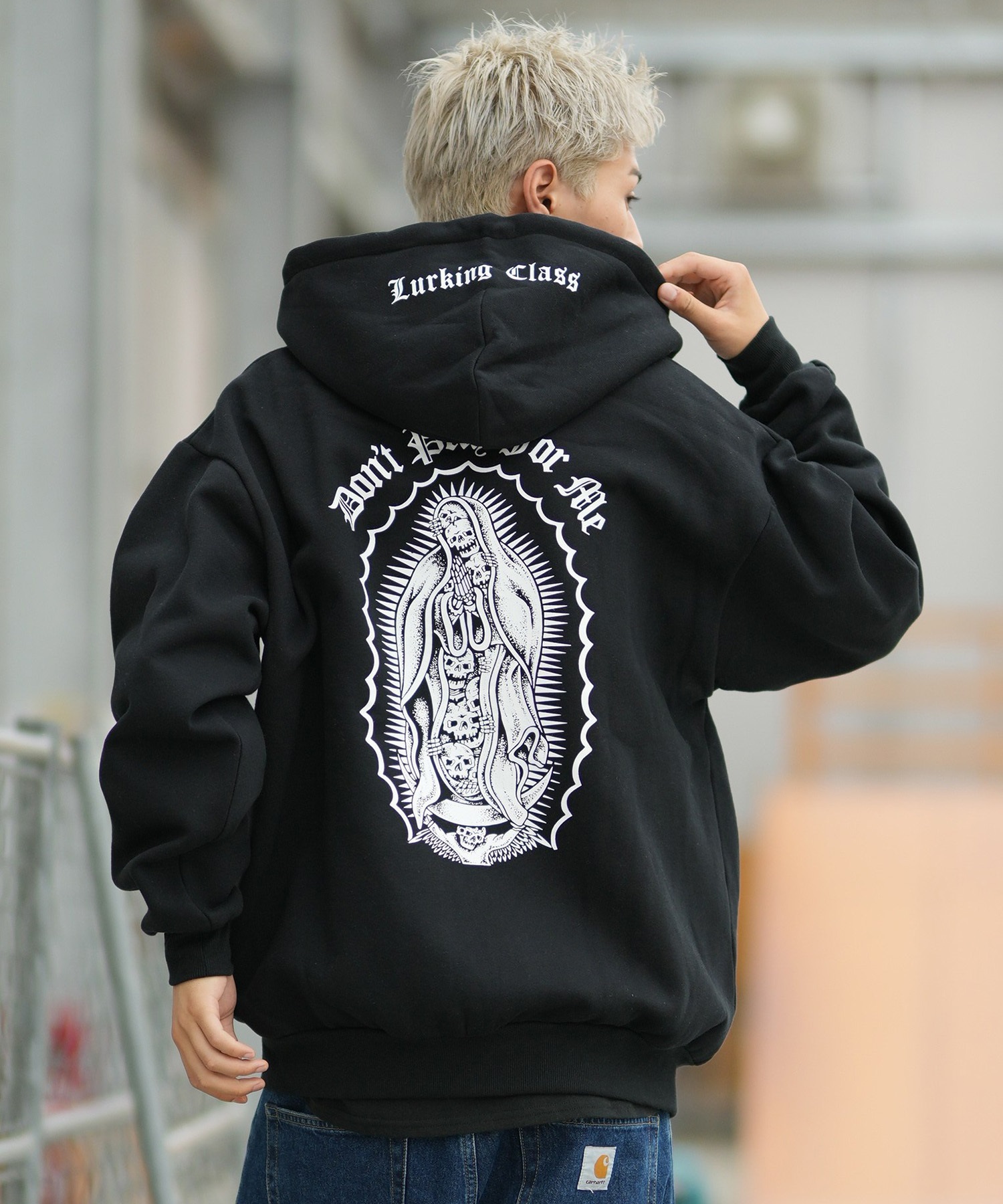 LURKING CLASS ラーキングクラス ジップアップ パーカー メンズ バック