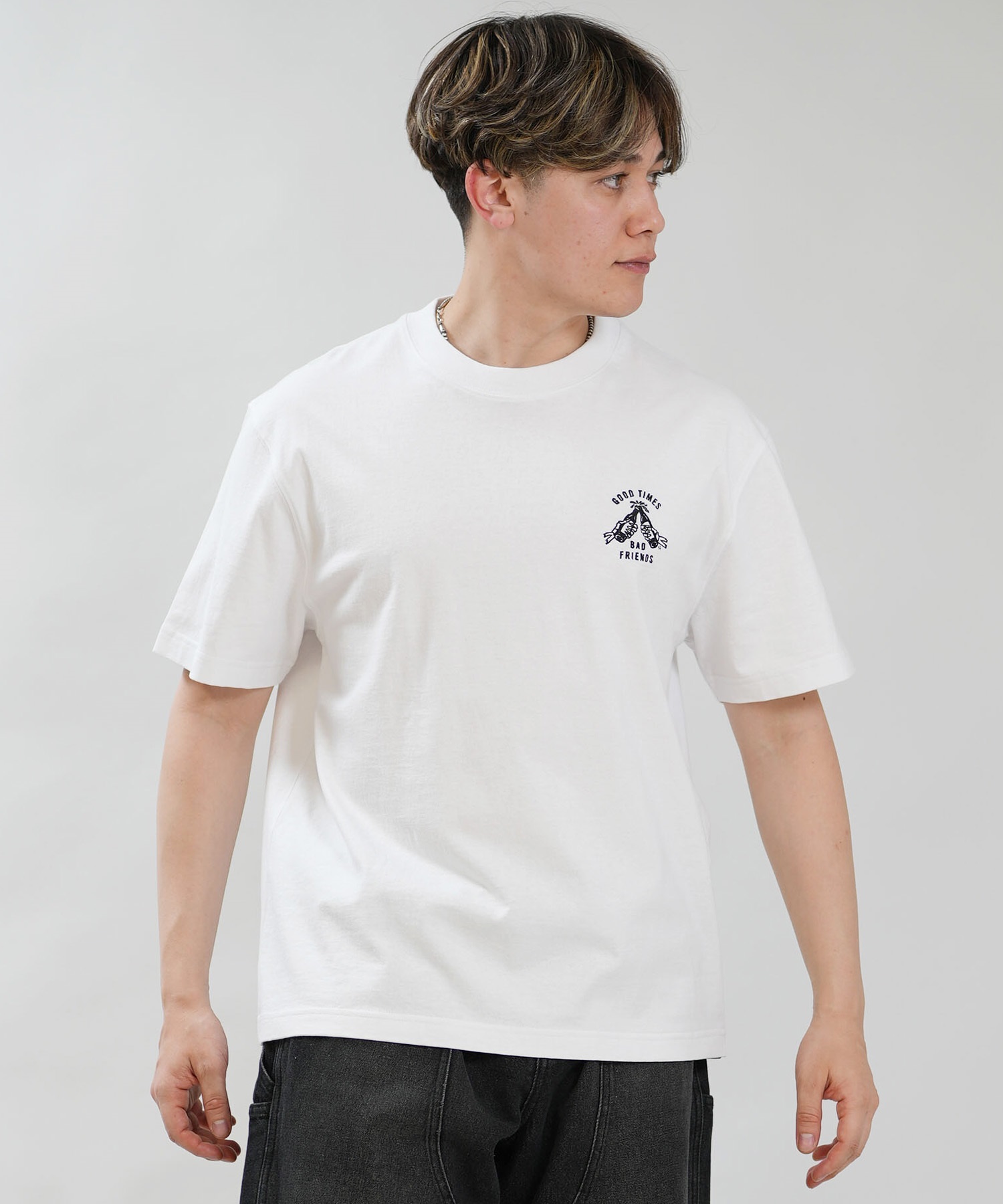 LURKING CLASS ラーキングクラス 半袖 Tシャツ メンズ GOOD TIMES S S