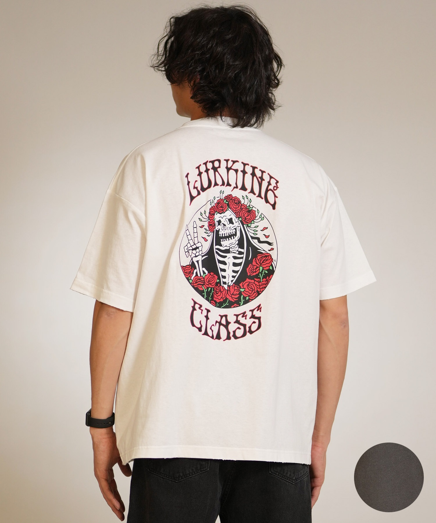 Deuxieme Classe ラグランバックプリントシャツ LURKING CLASS ラーキングクラス 半袖 Tシャツ メンズ ラグラン